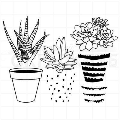 ФП штамп &quot;Набор в горшочке&quot; 2