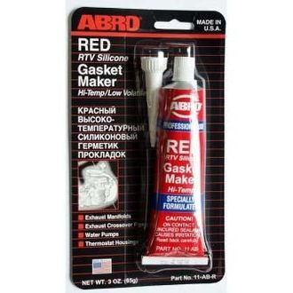 ABRO Герметик прокладок высокотемпературный красный USA 85гр