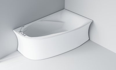 Astra-Form ванна Селена Solid Surface правосторонняя 170/100 см белая матовая