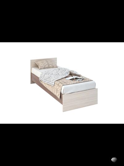 Бася (Басса) КР 555 кровать (900мм) Ясень шимо темный/Ясень шимо светлый (с настилом)