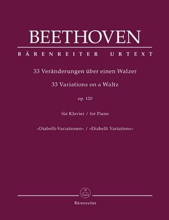 Beethoven. 33 Variations on a Waltz op.120 for piano