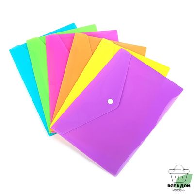 Папка-конверт на кнопке А5, Calligrata