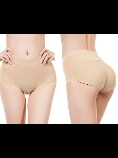 Завышенные бесшовные трусы пуш ап