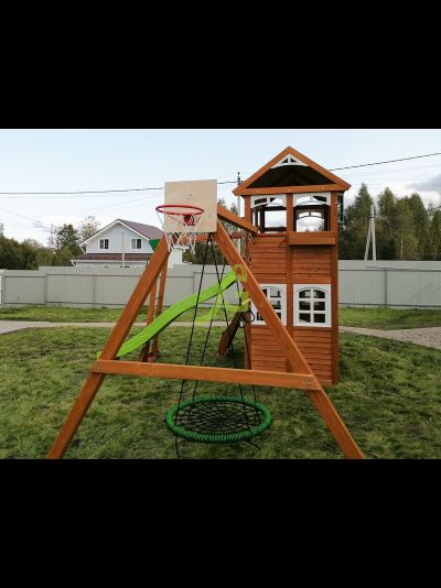 Детская площадка IgraGrad Клубный домик 2 с рукоходом Luxe