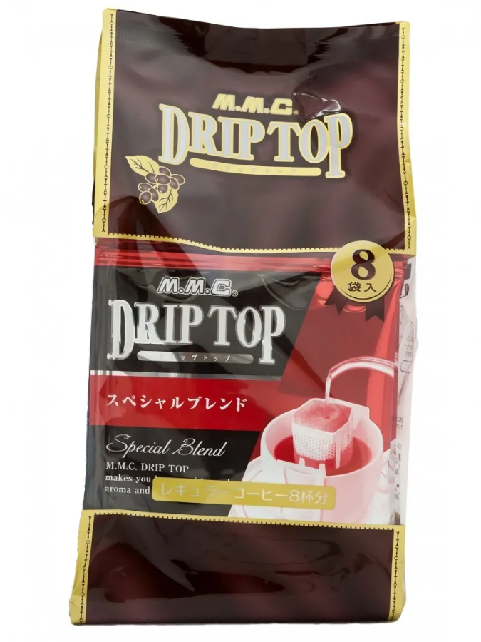 Натуральный молотый кофе Drip Top в пакетиках из Японии