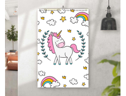 Перекидной календарь Единорог №28