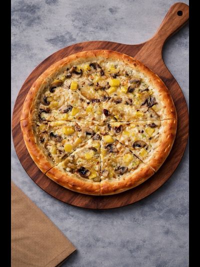 Пицца Деревенская с грибами 40см