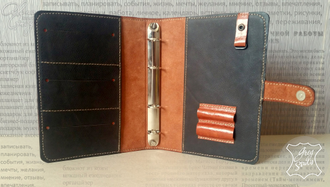 кожаный ежедневник на заказ, кожаный ежедневник с тиснением, ежедневник купить в спб, блокнот купить