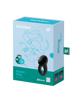 Эрекционное кольцо Satisfyer Signet Ring с возможностью управления через приложение