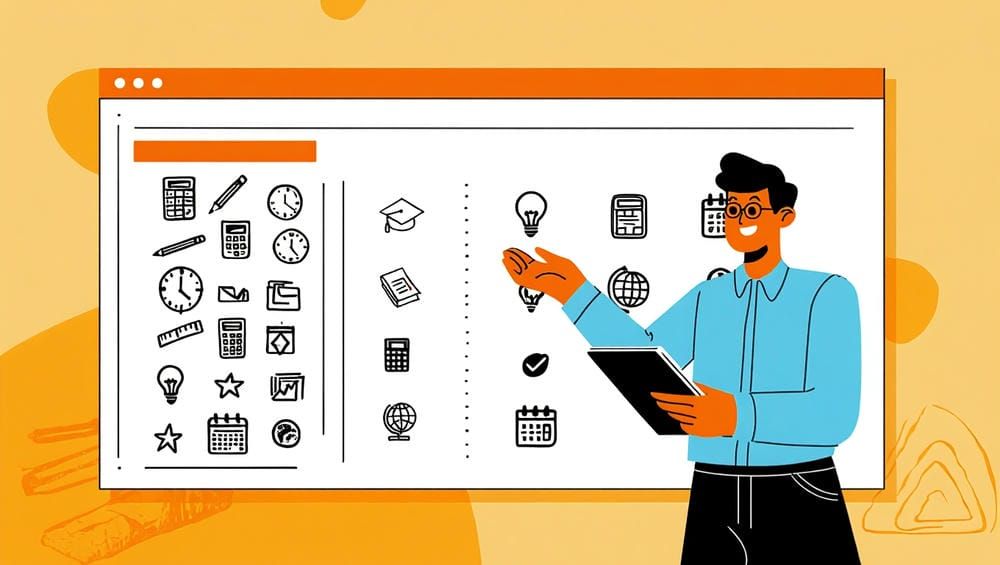 Интерфейс конструктора Nethouse для создания школьного сайта-визитки