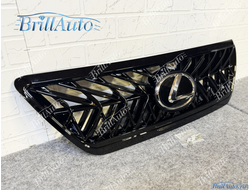 Решетка радиатора Lexus GX 470 TRD с лого черная АНТИХРОМ