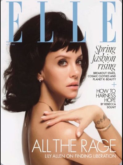 Elle UK Magazine March 2026 Lily Allen Cover, Intpressshop