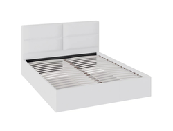 Спальня ГЛОСС - Кровать с мягкой обивкой и подъемным механизмом тип 1 1600 Белая