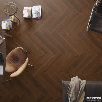 Паркетная доска Meister Дуб Витал Приглушенный 8813 PS500R