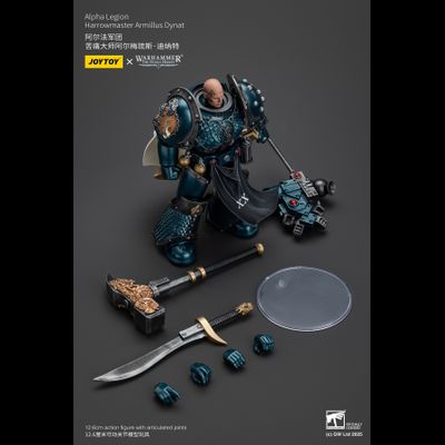 Армилл Динат, мастер-терзатель Альфа-легиона (Warhammer Horus Heresy) - КОЛЛЕКЦИОННАЯ ФИГУРКА 1/18 Alpha Legion Harrowmaster Armillus Dynat (JT01222) - JOYTOY