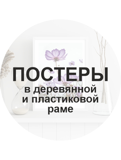 ПОСТЕРЫ В РАМЕ