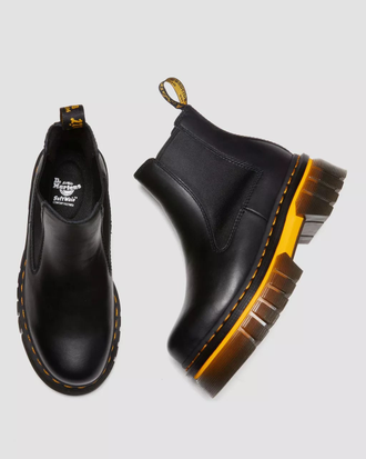 Челси Dr Martens Audrick Contrast Sole Leather Platform Chelsea Boots