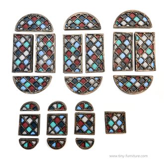 Stained glass windows kit (PAINTED)