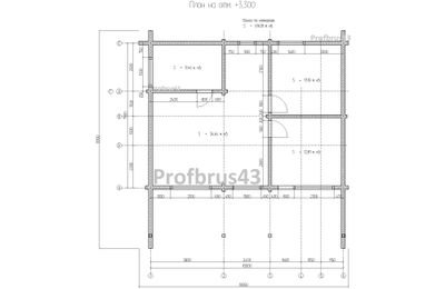 Домокомплект из клееного бруса "Нагорск-2", 136 м2