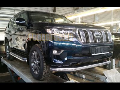 Защита переднего бампера d76 на Toyota Land Cruiser Prado 150 ( 2017-...)