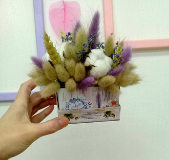 Малышка композиция в коробочке прованс «Акварель»