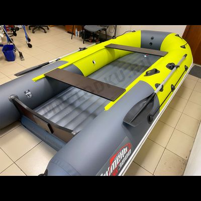 Моторная лодка Таймень NX 3800 НДНД PRO MAX желтый/графит