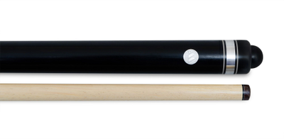 Кий / пирамида 2-pc "Классика" (термограб черный, белый) 13 запилов