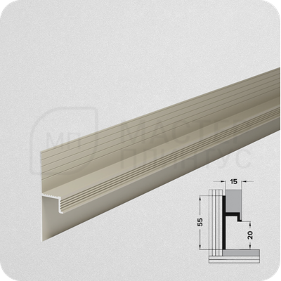 Скрытый плинтус Лука Плт 55.2500.042л Шампань