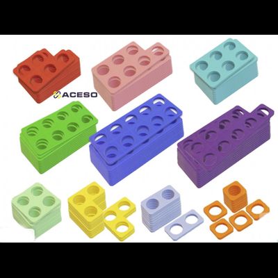 Нумикон. Набор цветных пластиковых форм 100шт.