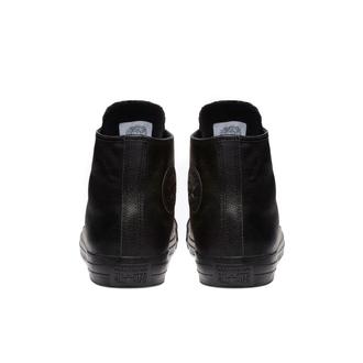 Кеды Converse All Star Black Mono Черные высокие кожаные