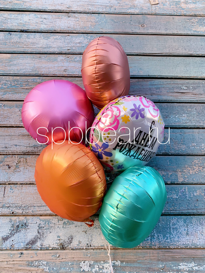 Фольгированные шары Круги 5 штук