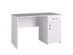 Стол письменный С-113К Белый структурный