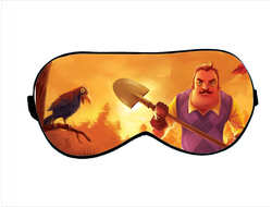 Маска для сна Привет Сосед/ Hello Neighbor №4