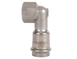 Угольник-переходник ROMMER ВПр-ВР, 28х3/4, из нержавеющей стали прессовой