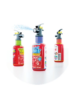 Жидкая конфета Огнетушитель Стенд (Маdа) Johny Bee 25мл (34)*8