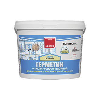 ГЕРМЕТИК СТРОИТЕЛЬНЫЙ NEOMID ТЕПЛЫЙ ДОМ WOOD PROFESSIONAL