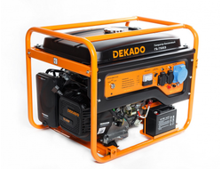 Бензогенератор ГБ-7500Э DEKADO 7,3 кВт, 4-х тактный