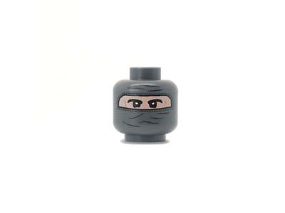 Лего голова в балаклаве (серая) | Lego head Balaclava Head A