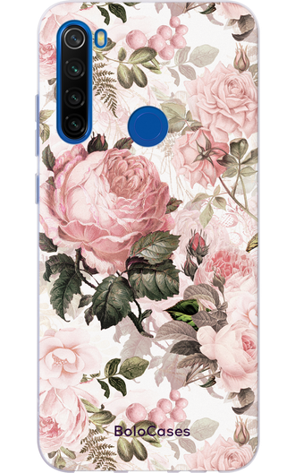 Чехол для Xiaomi с цветочным дизайном №214