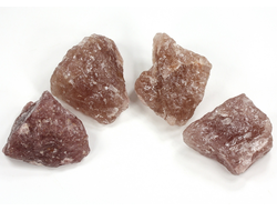 Кварц клубничный в ассортименте, необработанный "дикий" образец, Бразилия (35-40 мм, 35-40 г) №35141