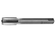 Метчик ВИЗ машинно-ручной для трубной резьбы одинарный (для глухих отверстий) сталь Р6М5, ГОСТ 3266-81