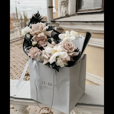 Букет "Чёрная жемчужина"