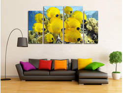 Модульная картина "Желтая стая"