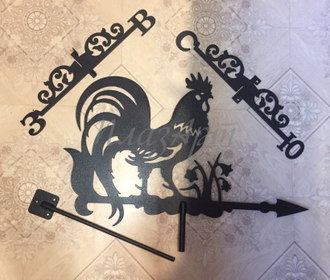 флюгер на крышу Петушок
