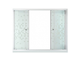 Душевая шторка стеклянная для ванны Triton, Мозайка 170, 167x147.5 см