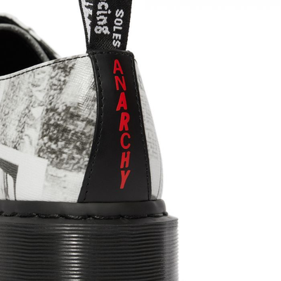 Полуботинки Dr Martens 1461 SEX PISTOLS черно-белые