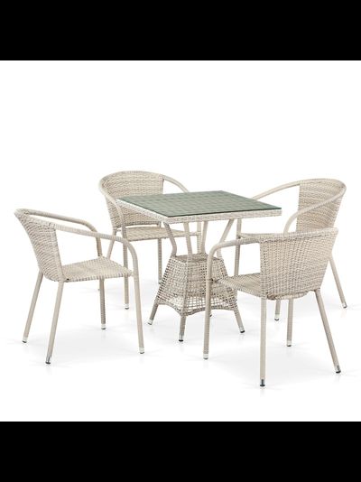 Комплект мебели T706/Y137C-W85-70x70 4Pcs Latte