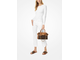 Сумка женская Michael Kors Carmen Small коричневая