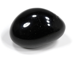 Турмалин черный, Шерл, галтовка, Бразилия (30*21*20 мм, 22 г) №28486