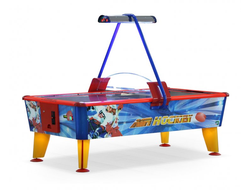 Аэрохоккей "Ice & Fire Gold" 8 ф (красно-синий-золотой, купюроприемник)